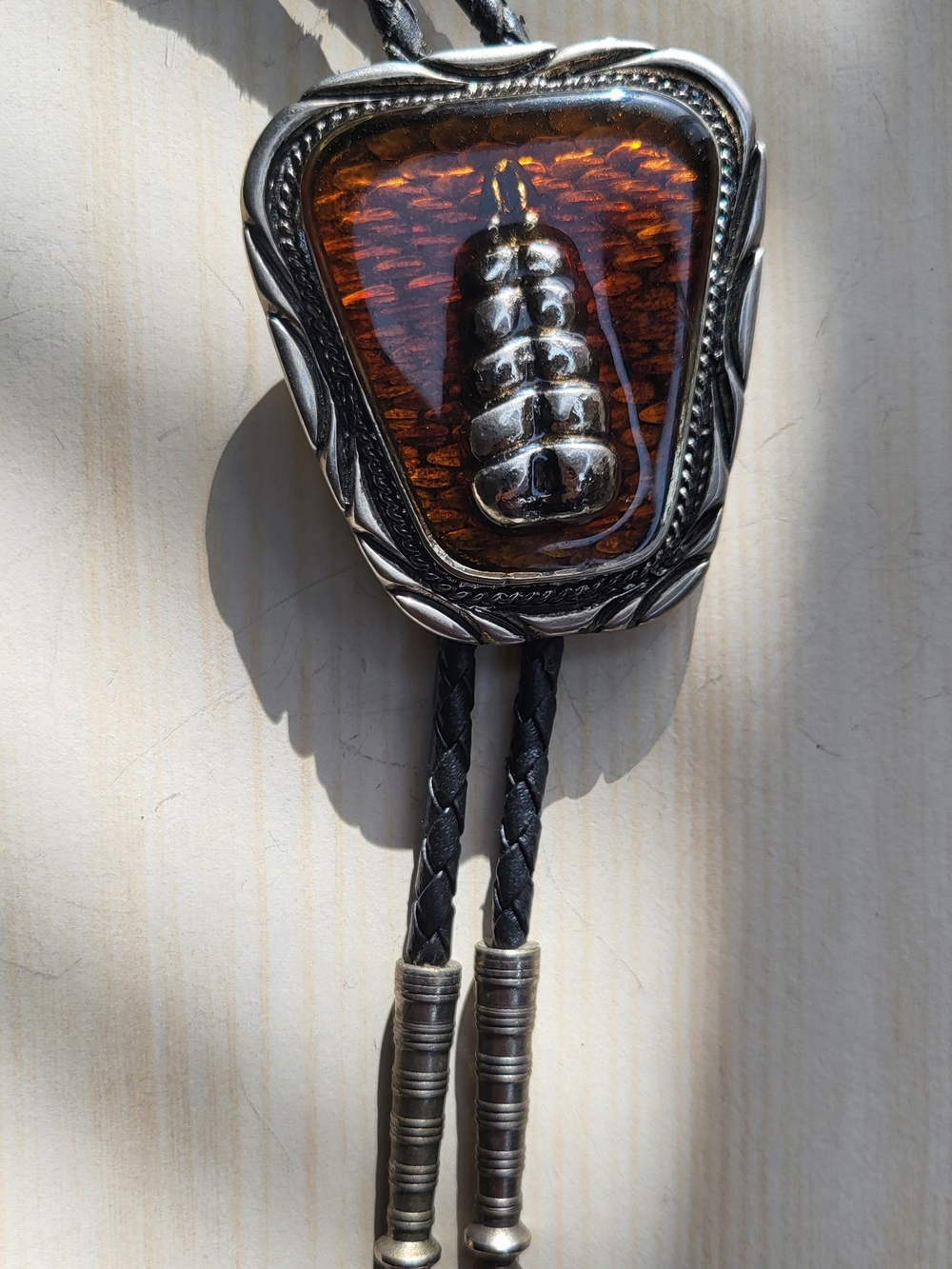 Southwestern Silversmiths Inc. Diamondbacks Rattler Bolo Tie